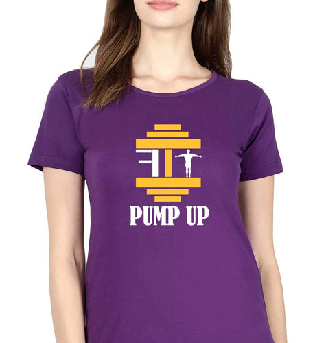 Fit Gym T-Shirt for Women-Purple-Ektarfa.online