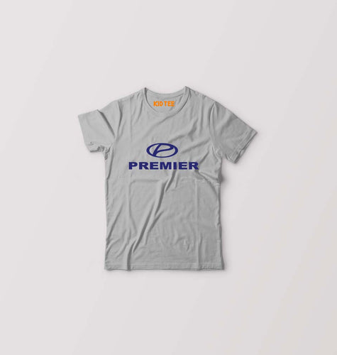 Premier Kids T-Shirt for Boy/Girl-Grey Melange-Ektarfa.online