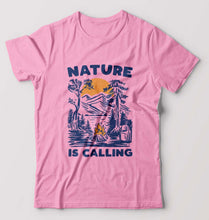 Load image into Gallery viewer, Nature T-Shirt for Men-S(38 Inches)-Light Baby Pink-Ektarfa.online
