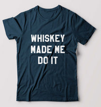 Load image into Gallery viewer, Whiskey T-Shirt for Men-Petrol Blue-Ektarfa.online
