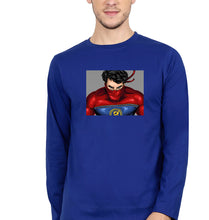 Load image into Gallery viewer, Minnal Murali Full Sleeves T-Shirt for Men-Royal Blue-Ektarfa.online
