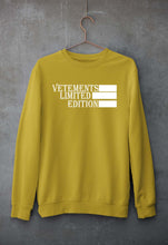 Load image into Gallery viewer, Vetements Unisex Sweatshirt for Men/Women-Mustard Yellow-Ektarfa.online
