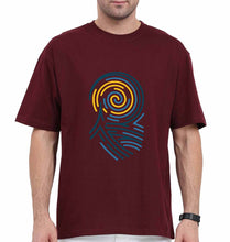 Load image into Gallery viewer, Vincent van Gogh Oversized T-Shirt for Men-Maroon-Ektarfa.online
