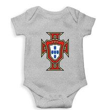 Load image into Gallery viewer, Portugal Football Kids Romper For Baby Boy/Girl-0-5 Months(18 Inches)-Grey-Ektarfa.online
