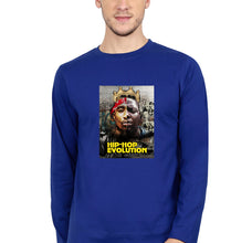 Load image into Gallery viewer, Hip-Hop Evolution Full Sleeves T-Shirt for Men-Royal Blue-Ektarfa.online
