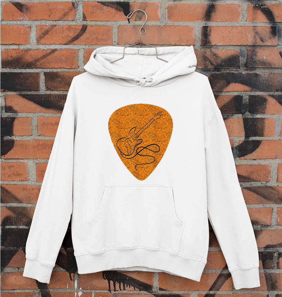 Guitar Unisex Hoodie for Men/Women-White-Ektarfa.online