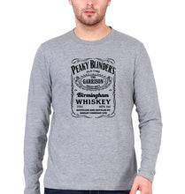 Load image into Gallery viewer, Peaky Blinders Full Sleeves T-Shirt for Men-Grey Melange-Ektarfa.online
