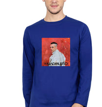 Load image into Gallery viewer, El Madrileño Full Sleeves T-Shirt for Men-Royal Blue-Ektarfa.online
