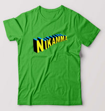 Load image into Gallery viewer, Nikamma T-Shirt for Men-flag green-Ektarfa.online
