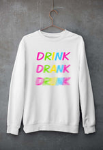 Load image into Gallery viewer, Drink Alcoholic Unisex Sweatshirt for Men/Women-White-Ektarfa.online
