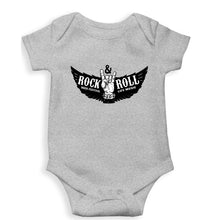 Load image into Gallery viewer, Rock N Roll Kids Romper For Baby Boy/Girl-0-5 Months(18 Inches)-Grey-Ektarfa.online
