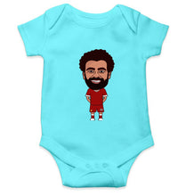 Load image into Gallery viewer, Mohamed Salah Kids Romper For Baby Boy/Girl-0-5 Months(18 Inches)-Sky Blue-Ektarfa.online
