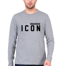 Load image into Gallery viewer, DSQUARED2 - ICON Full Sleeves T-Shirt for Men-Grey Melange-Ektarfa.online
