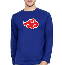 Load image into Gallery viewer, Akatsuki Full Sleeves T-Shirt for Men-Royal Blue-Ektarfa.online

