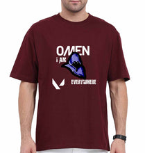 Load image into Gallery viewer, Valorant Oversized T-Shirt for Men-Maroon-Ektarfa.online
