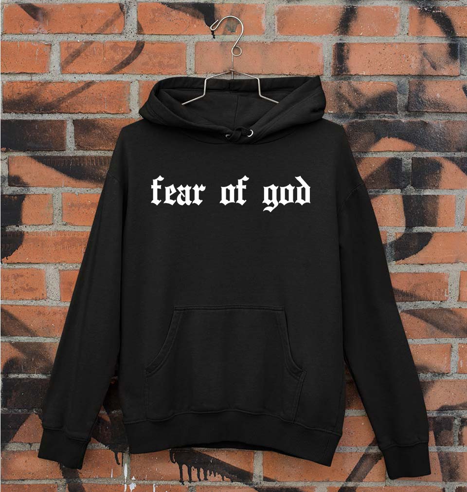 Fear of God Unisex Hoodie for Men/Women-Black-Ektarfa.online