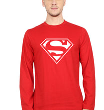 Load image into Gallery viewer, Superman Superhero Full Sleeves T-Shirt for Men-Red-Ektarfa.online
