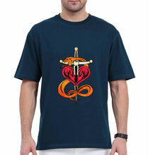 Load image into Gallery viewer, Shawn Michaels (WWE) Oversized T-Shirt for Men-Petrol Blue-Ektarfa.online
