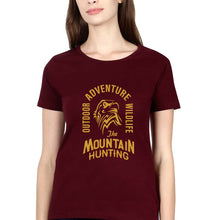 Load image into Gallery viewer, Eagle T-Shirt for Women-Maroon-Ektarfa.online
