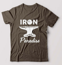 Load image into Gallery viewer, Iron Paradise T-Shirt for Men-Olive Green-Ektarfa.online
