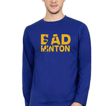 Load image into Gallery viewer, Badminton Full Sleeves T-Shirt for Men-Royal Blue-Ektarfa.online
