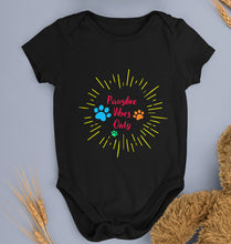 Load image into Gallery viewer, Dog Positive Vibes Kids Romper For Baby Boy/Girl-Black-Ektarfa.online
