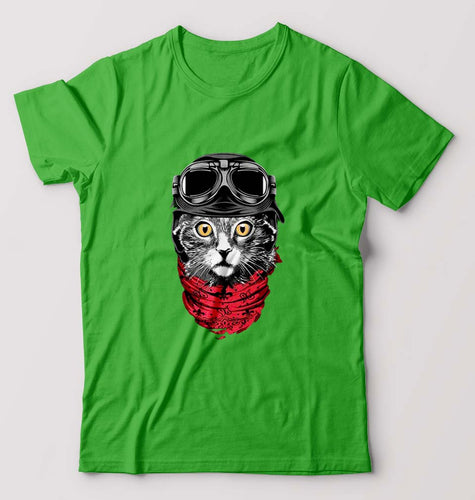 Cat T-Shirt for Men-flag green-Ektarfa.online