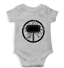 Load image into Gallery viewer, Thor Superhero Kids Romper For Baby Boy/Girl-0-5 Months(18 Inches)-Grey-Ektarfa.online
