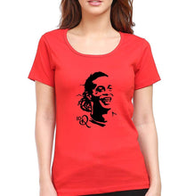 Load image into Gallery viewer, Ronaldinho T-Shirt for Women-XS(32 Inches)-Red-Ektarfa.online
