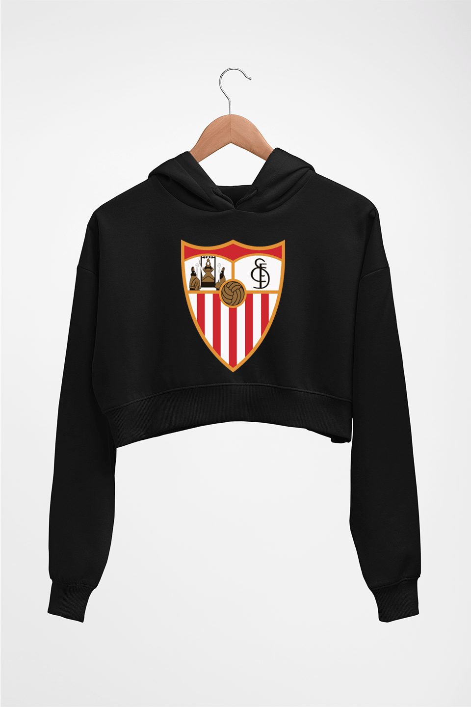 Sevilla Crop HOODIE FOR WOMEN-Black-Ektarfa.online