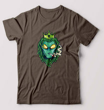 Load image into Gallery viewer, Weed Monster T-Shirt for Men-S(38 Inches)-Olive Green-Ektarfa.online
