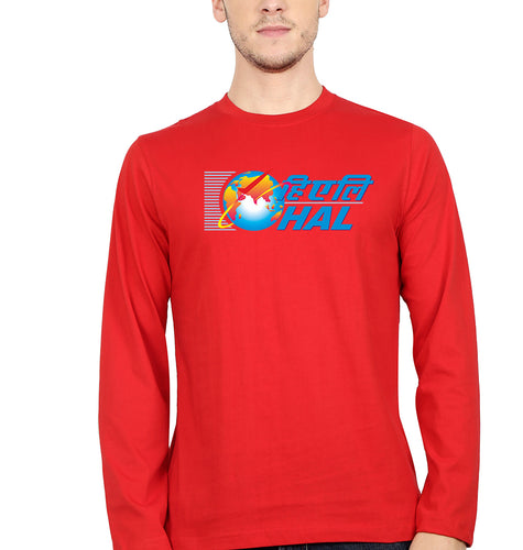 Hindustan Aeronautics Limited (HAL) Full Sleeves T-Shirt for Men-Red-Ektarfa.online