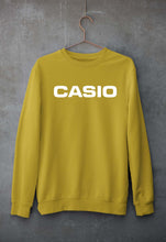Load image into Gallery viewer, Casio Unisex Sweatshirt for Men/Women-S(40 Inches)-Mustard Yellow-Ektarfa.online
