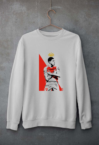 Kylian Mbappé Unisex Sweatshirt for Men/Women-Grey Melange-Ektarfa.online