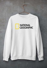 Load image into Gallery viewer, National geographic Unisex Sweatshirt for Men/Women-S(40 Inches)-White-Ektarfa.online
