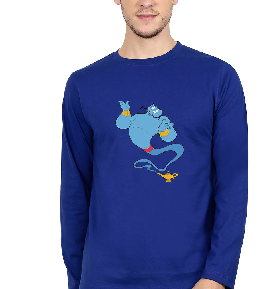 Aladdin Genie(Jinn) Full Sleeves T-Shirt for Men-Royal Blue-Ektarfa.online