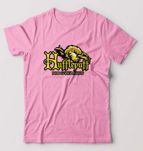 Load image into Gallery viewer, Hufflepuff Harry Potter T-Shirt for Men-S(38 Inches)-Light Baby Pink-Ektarfa.online
