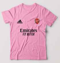 Load image into Gallery viewer, Arsenal 2021-22 T-Shirt for Men-S(38 Inches)-Light Baby Pink-Ektarfa.online
