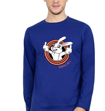 Load image into Gallery viewer, Domrebel Bunny Full Sleeves T-Shirt for Men-Royal Blue-Ektarfa.online
