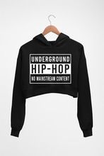 Load image into Gallery viewer, Hip hop Crop HOODIE FOR WOMEN-Black-Ektarfa.online
