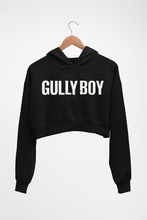 Load image into Gallery viewer, Gully Boy Crop HOODIE FOR WOMEN-Black-Ektarfa.online
