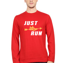 Load image into Gallery viewer, Runner Running Full Sleeves T-Shirt for Men-Red-Ektarfa.online
