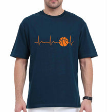 Load image into Gallery viewer, NBA Basketball Oversized T-Shirt for Men-Petrol Blue-Ektarfa.online
