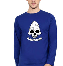 Load image into Gallery viewer, Ramones Full Sleeves T-Shirt for Men-S(38 Inches)-Royal Blue-Ektarfa.online
