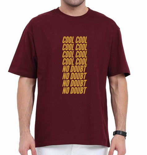Brooklyn Nine-Nine Cool Oversized T-Shirt for Men-Maroon-Ektarfa.online