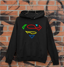 Load image into Gallery viewer, Superman Superhero Unisex Hoodie for Men/Women-Black-Ektarfa.online
