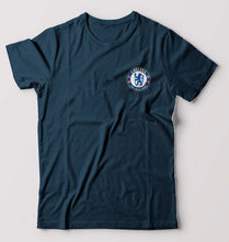 Load image into Gallery viewer, Chelsea Logo T-Shirt for Men-S(38 Inches)-Petrol Blue-Ektarfa.online
