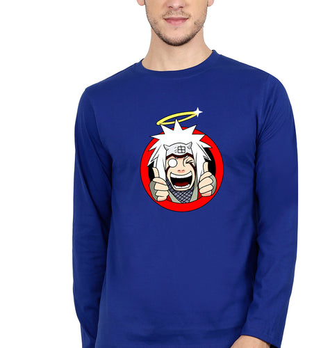Jiraiya Full Sleeves T-Shirt for Men-Royal Blue-Ektarfa.online
