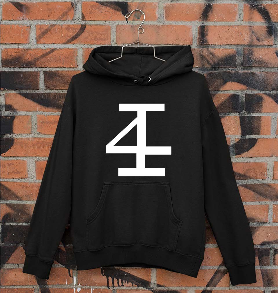 4Invictus Unisex Hoodie for Men/Women-S(40 Inches)-Black-Ektarfa.online