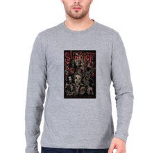 Load image into Gallery viewer, Slipknot Full Sleeves T-Shirt for Men-Grey Melange-Ektarfa.online
